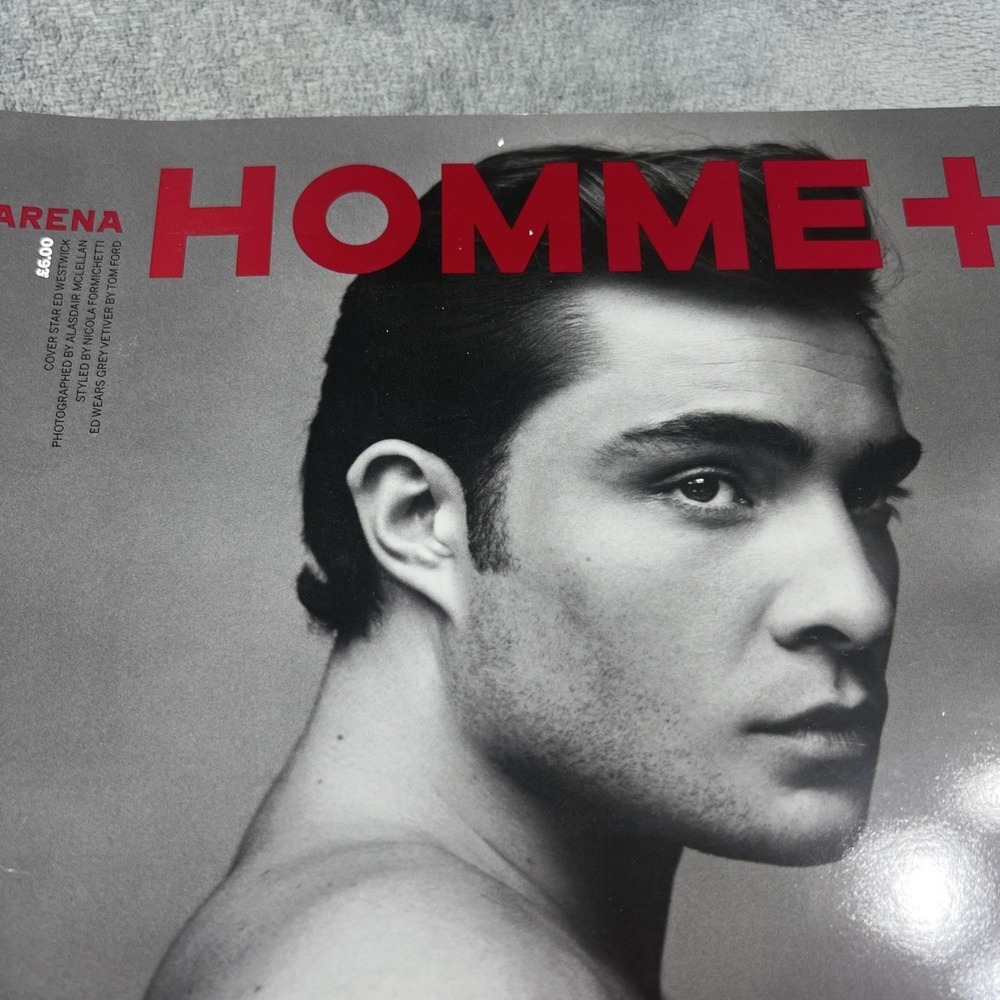 Arena Homme + Magazine XOXO Ed Westwick Popaganda Mens Luxury Fashion 09/10 RARE - Picture 16 of 16